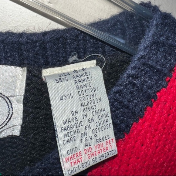 Vintage Eagle’s Eye 1995 Hand Knit Button Front Sweater Academia Size Small - Picture 7 of 14